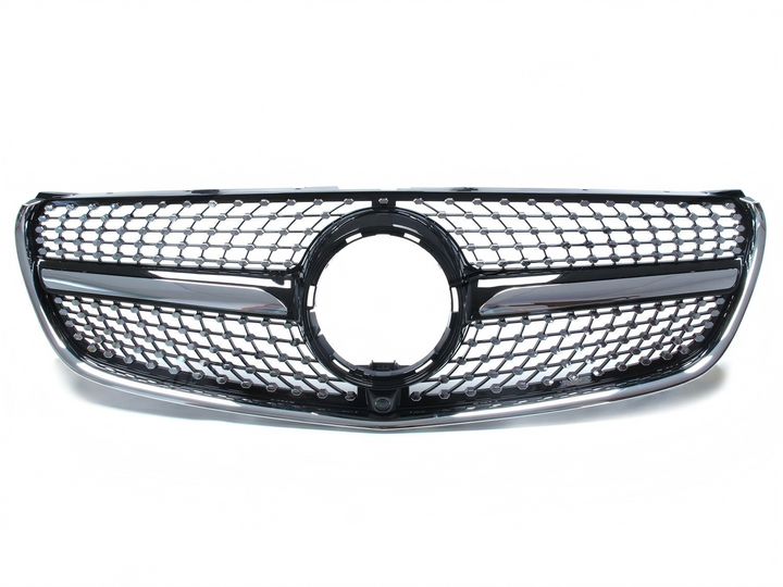 Front grille radiator grille, black, for Mercedes Benz V-Class W447 V250 V300 14-19