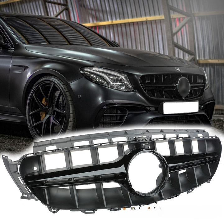COOLER GRILLE GRILLE SUITABLE FOR MERCEDES E-CLASS W213 S213 GLOSSY BLACK