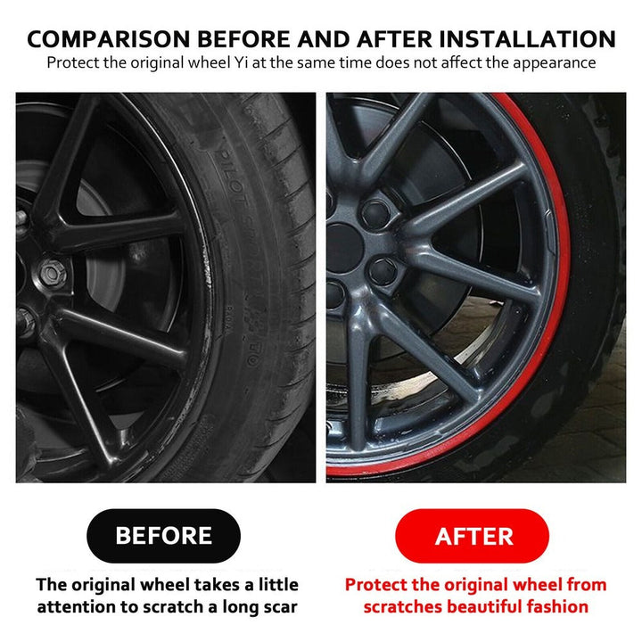Car rim protectors 16–20 inch set of 4 — alloy wheel protection — Van Parts Supply — view 15