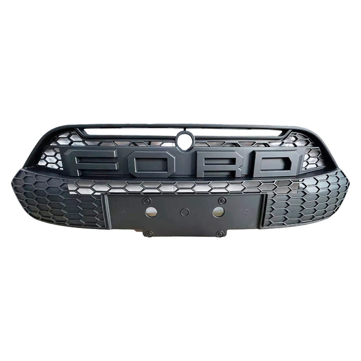 Ford Transit Custom 2012 2018 raptor grille front view — mesh black
