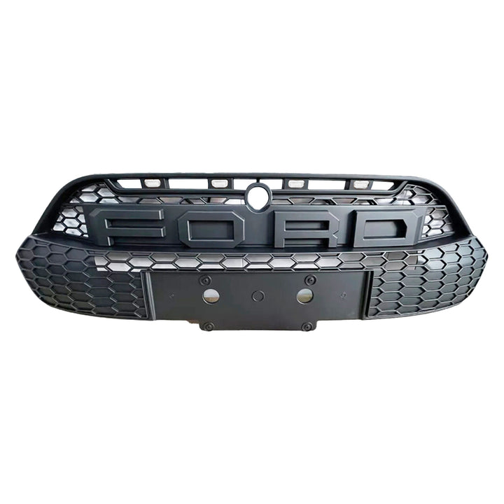 Transit Custom MK1 raptor style upgrade — matte black mesh detail