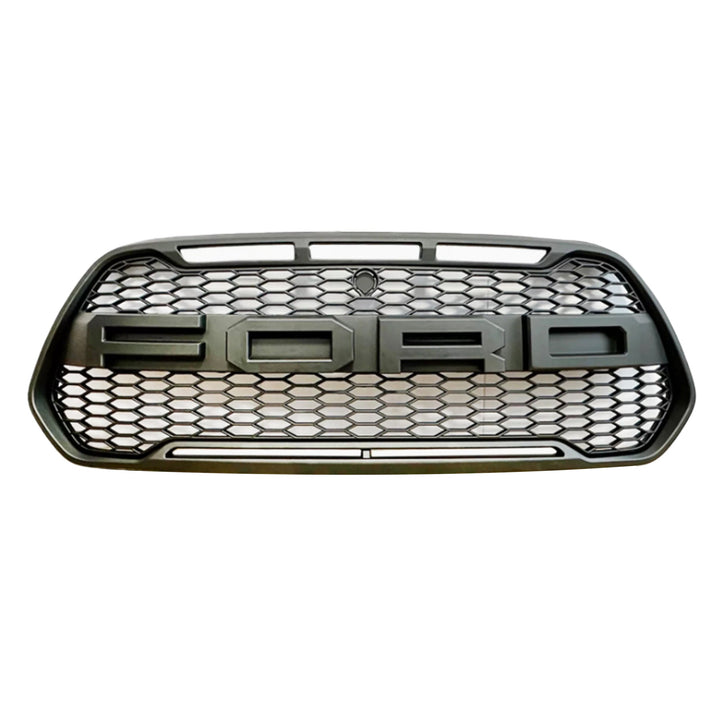 Raptor style front grille for Ford Transit MK8 2015–2019 — black — Van Parts Supply