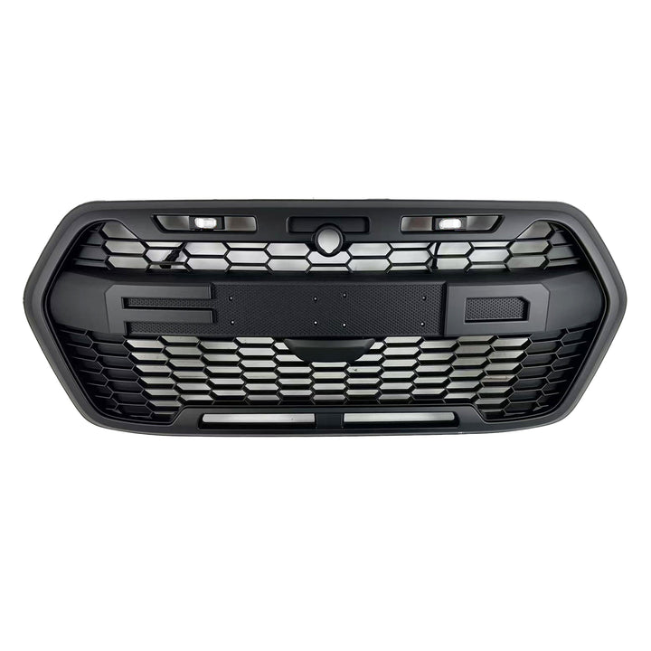 Ford Transit MK8 Trail Sport 2019 raptor grille — black front view
