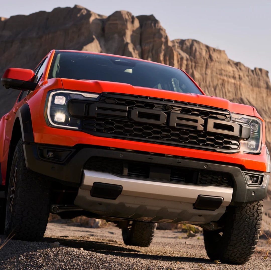 Raptor look radiator grille for Ford Ranger T9 2023–2024 — matte black — Van Parts Supply — view 7