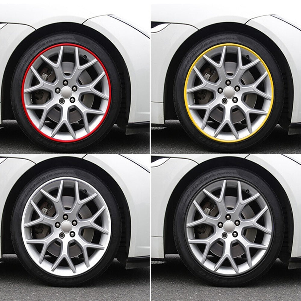 Car rim protectors 16–20 inch set of 4 — alloy wheel protection — Van Parts Supply — view 9
