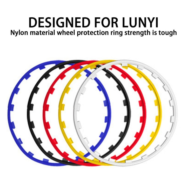 Car wheel rim protection strips set of 4 — self adhesive