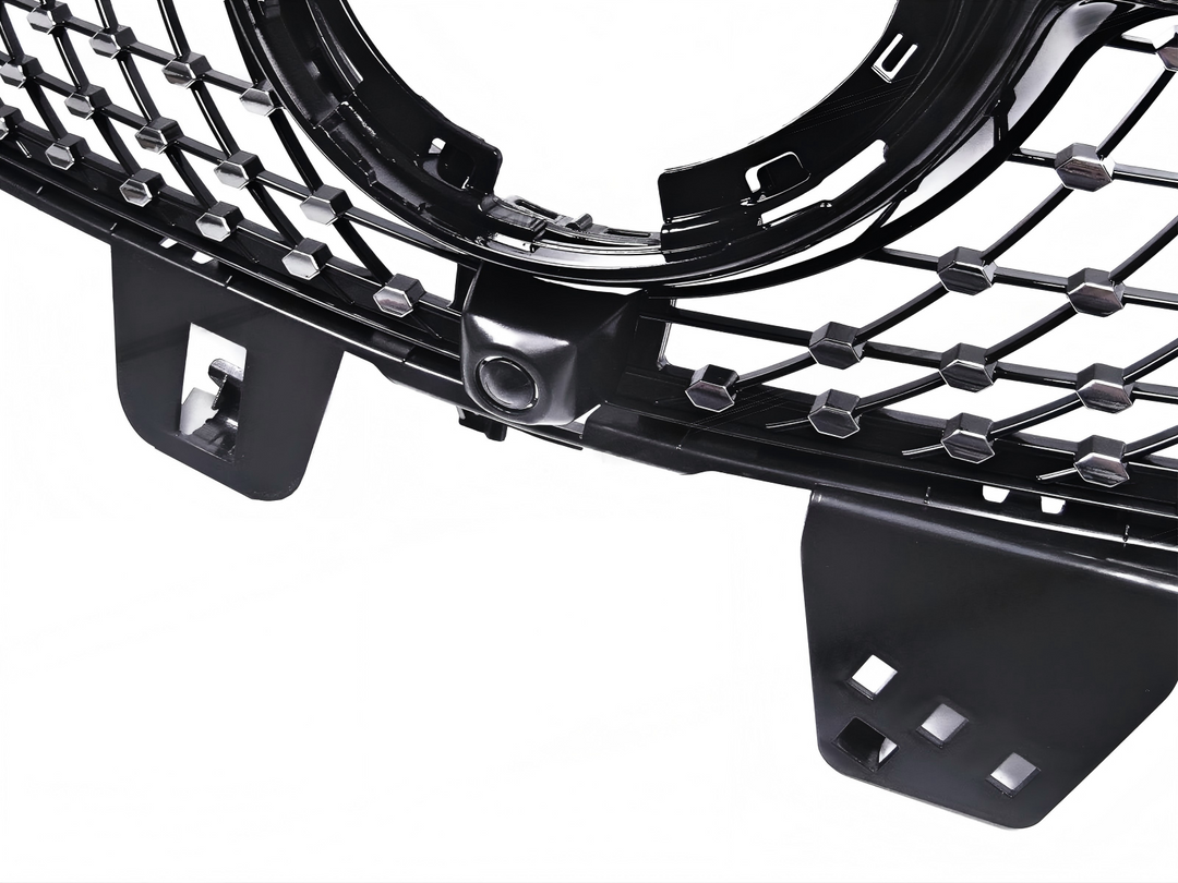 Black radiator grille front grille for Mercedes Benz V-Class W447 MOPF from 04.2019