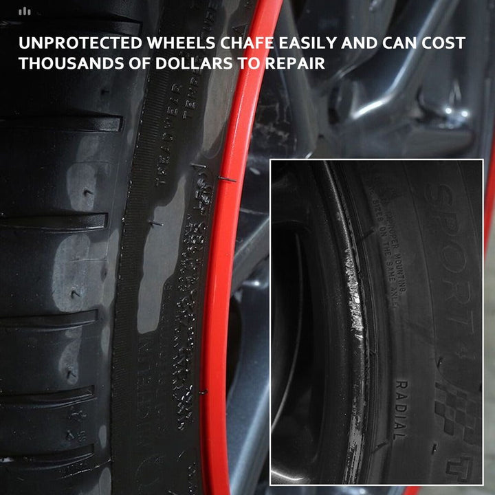 Car rim protectors 16–20 inch set of 4 — alloy wheel protection — Van Parts Supply — view 14