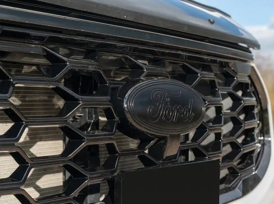 Ford Transit Custom 2024 OEM Style Sport Honeycomb Gloss Black Front Grille