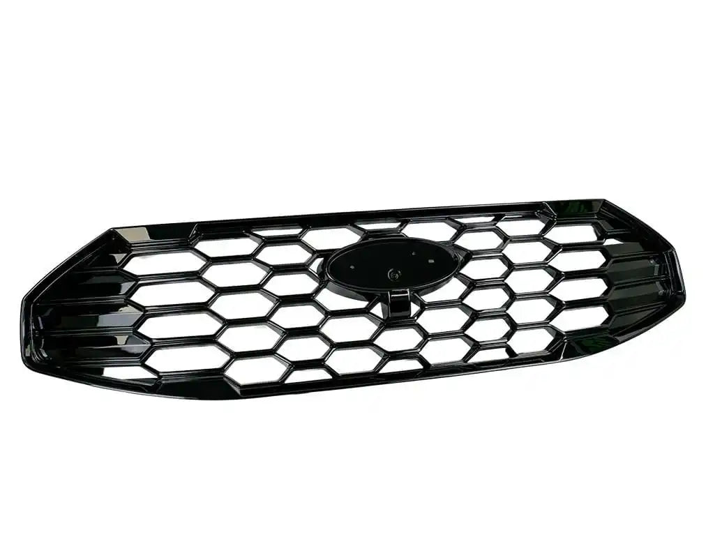 Ford Transit Custom 2024 OEM Style Sport Honeycomb Gloss Black Front Grille