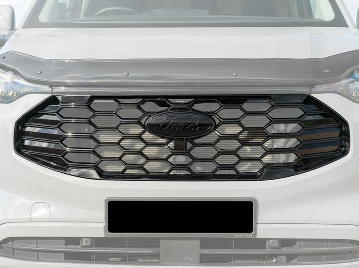 Ford Transit Custom 2024 OEM Style Sport Honeycomb Gloss Black Front Grille