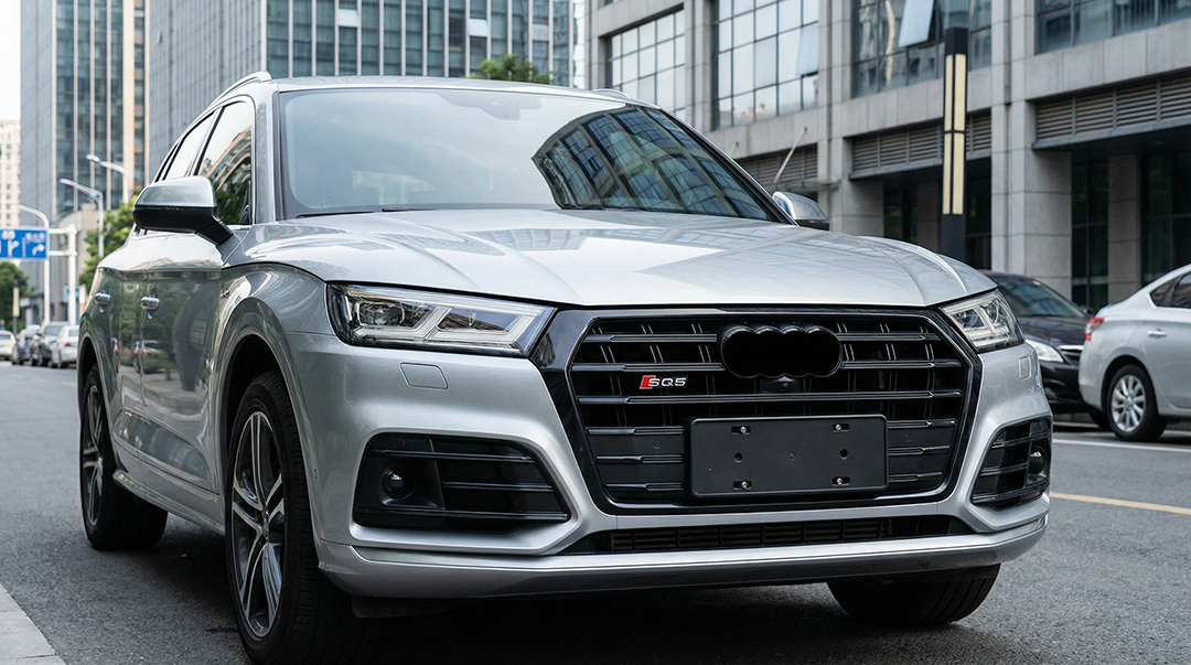 2016-2019 Audi Q5 SQ5 FY Front radiator grille bar style gloss black