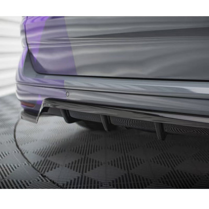 VW Multivan T7 rear splitter side view — ABS plastic