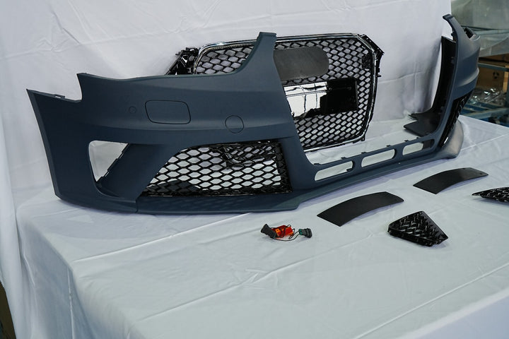 2013-2016 Audi RS4 Style Front Bumper Body Kit For Audi A4 S4 B8.5 - view 3