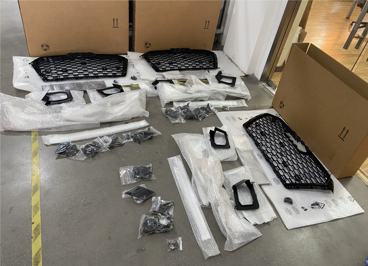 2017-2019 Audi RS4 Style Front Bumper Body Kit For Audi A4 S4 B9 - view 3
