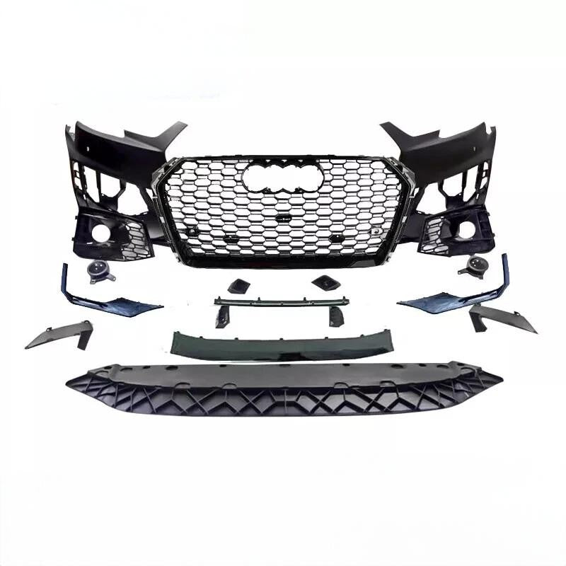 2017-2019 Audi RS4 Style Front Bumper Body Kit For Audi A4 S4 B9 - view 4