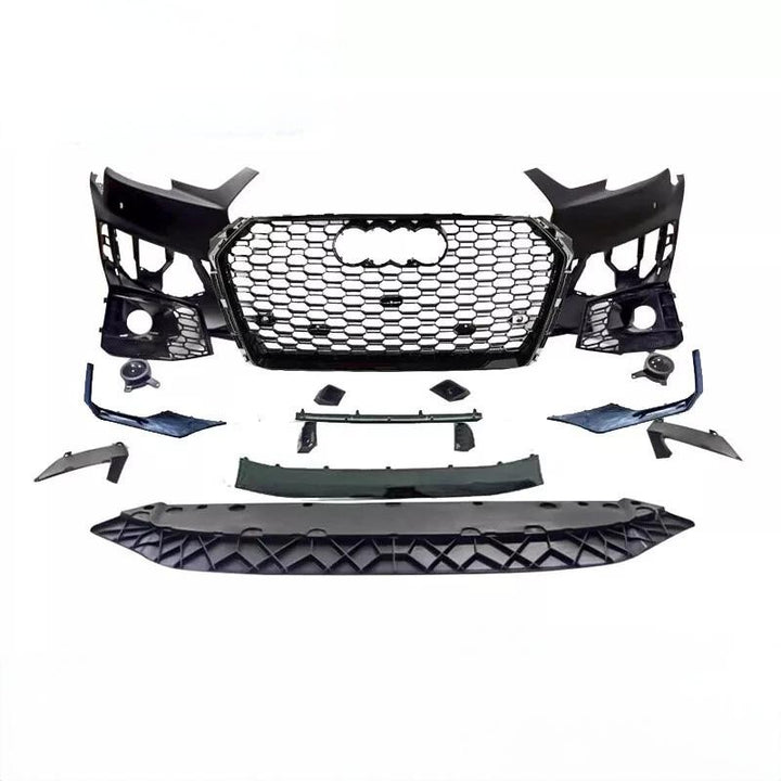 2017-2019 Audi RS4 Style Front Bumper Body Kit For Audi A4 S4 B9 - view 4
