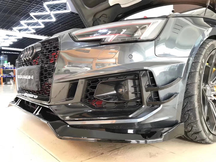 2017-2019 Audi RS4 Style Front Bumper Body Kit For Audi A4 S4 B9 - view 6