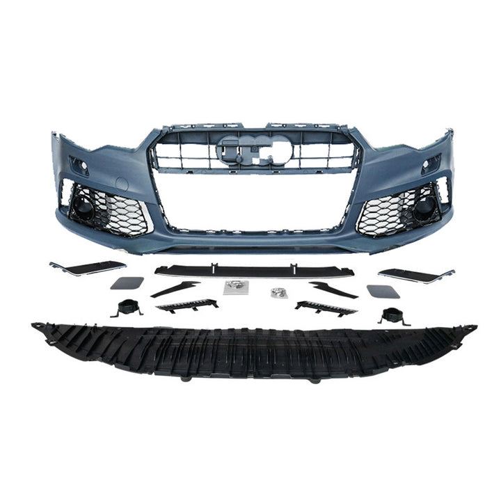 2012-2015 Audi RS6 Style Front Bumper Body Kit For Audi A6 S6 C7 - view 4