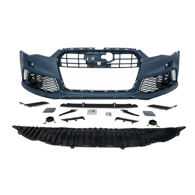2016-2018 Audi RS6 Style Front Bumper Body Kit For Audi A6 S6 C7.5 - view 3