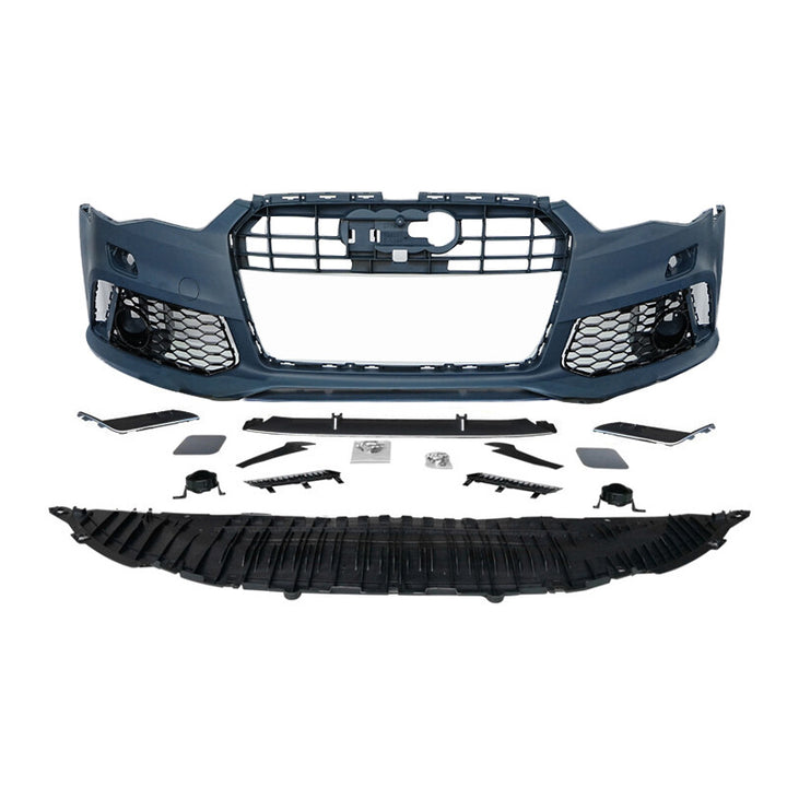 2016-2018 Audi RS6 Style Front Bumper Body Kit For Audi A6 S6 C7.5 - view 3