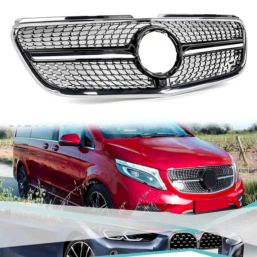 Radiator grille Diamond grille for Mercedes Vito W447 2014-02/2019 Pre-facelift
