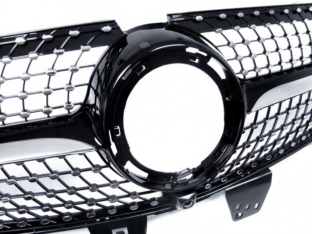 Black radiator grille front grille for Mercedes Benz V-Class W447 MOPF from 04.2019