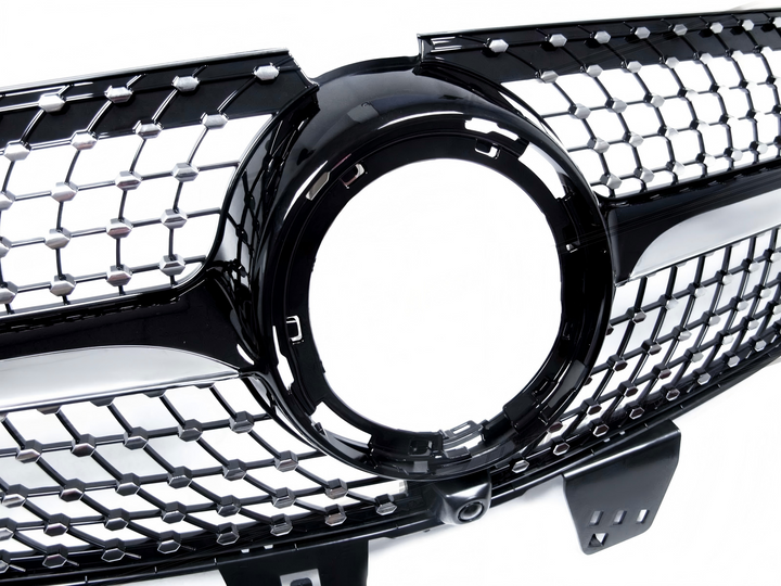 Black radiator grille front grille for Mercedes Benz V-Class W447 MOPF from 04.2019