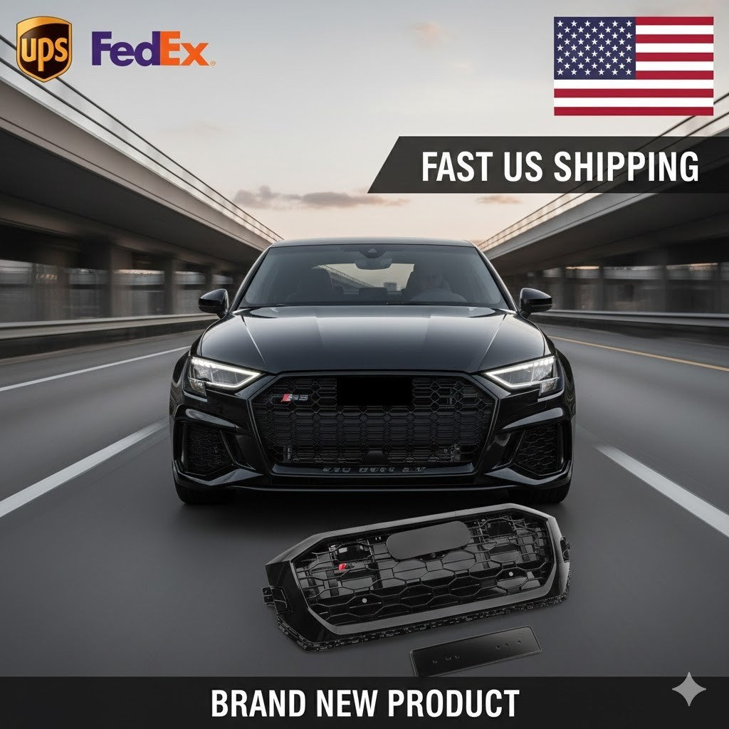 2019-2022 Audi RSQ8 Style Honeycomb Front Grille For Audi Q8 SQ8 - view 1