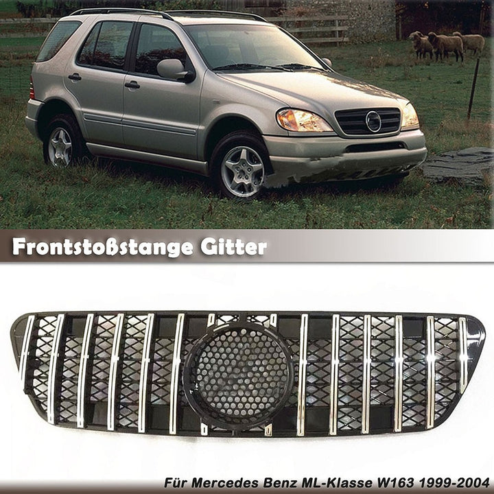 For Mercedes Benz ML-Class W163 1999-2004 Front Bumper Grille Radiator Grill