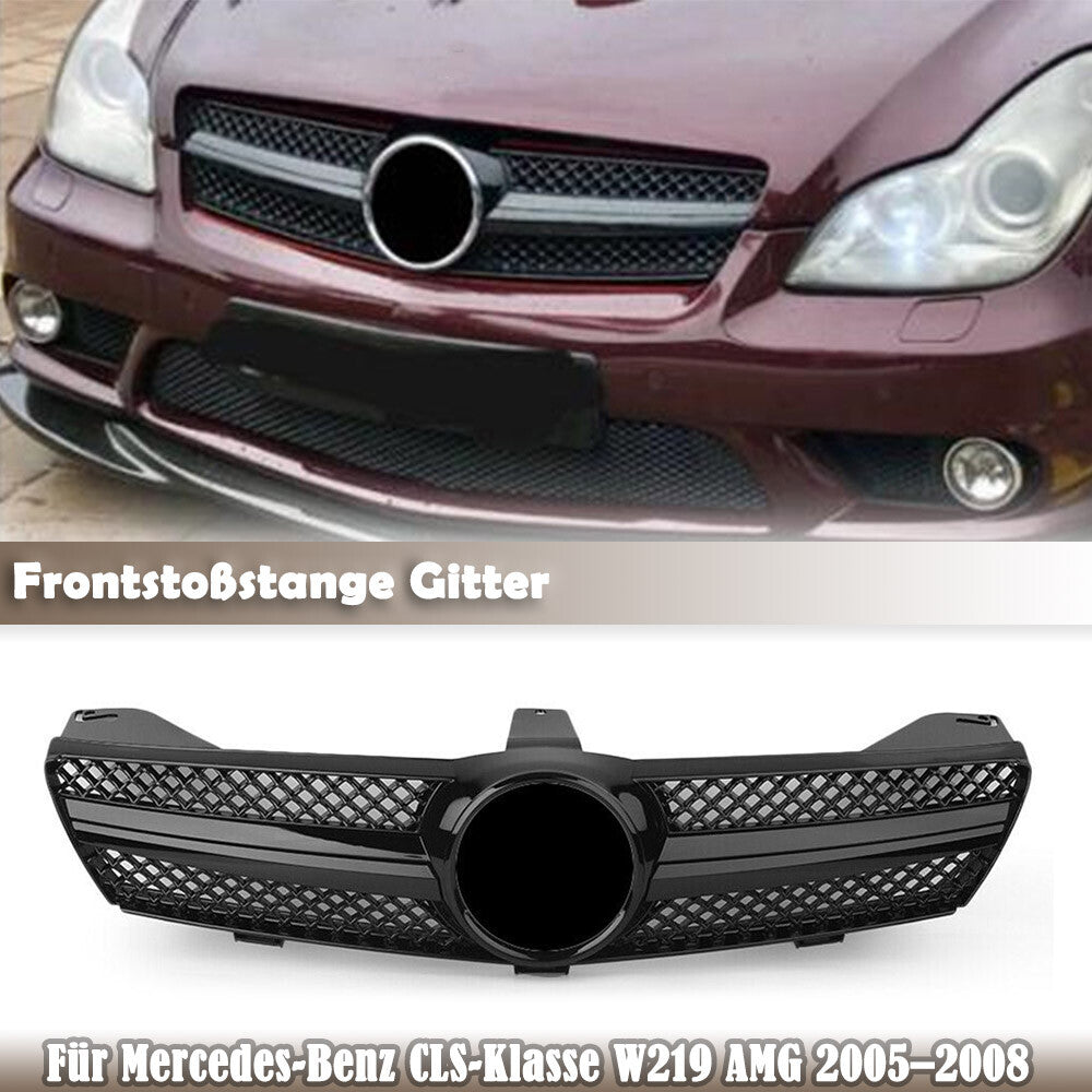 For Benz CLS-Class W219 CLS350 CLS55 CLS63 AMG 2005–08 Front bumper grille