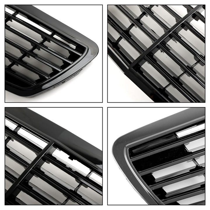 Radiator grille Sports grille for Mercedes E-Class W211 2002-2006 pre-facelift Black