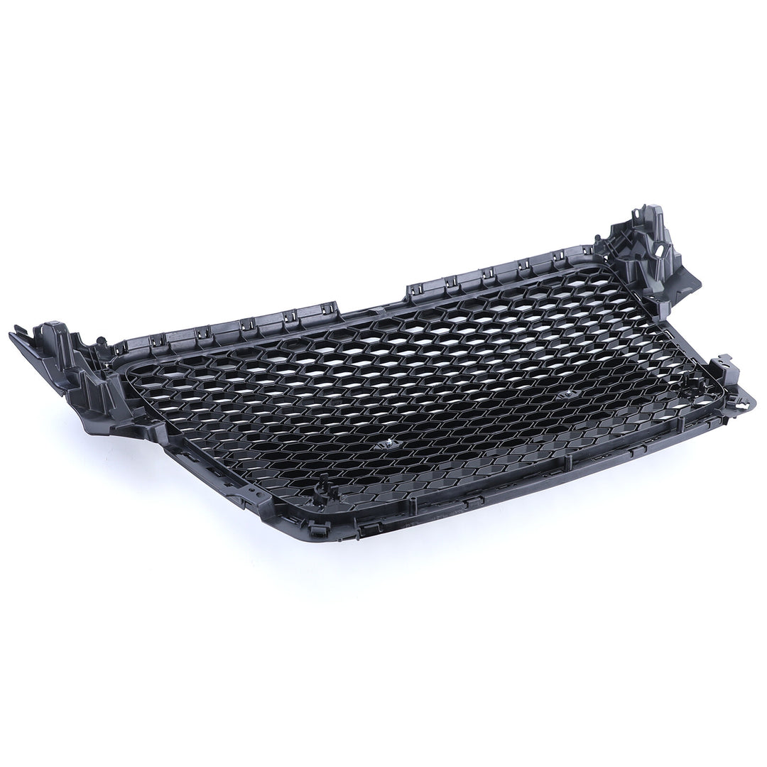 Honeycomb sports radiator grille without emblem, gloss black, for Audi A4 B8 8K 07-11