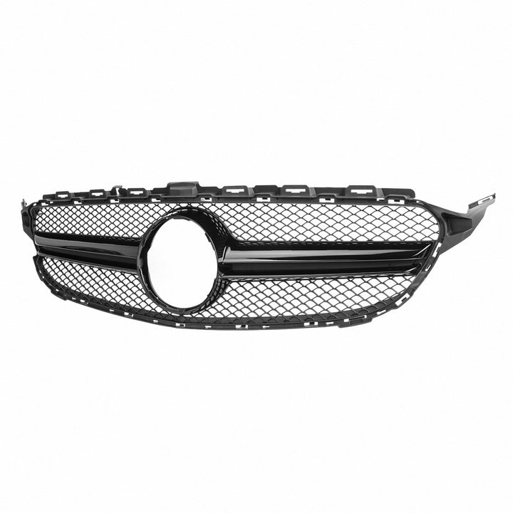 For Mercedes AMG DESIGN W205 S205 Radiator Grille GLANZ SCHWARZ Front Grille