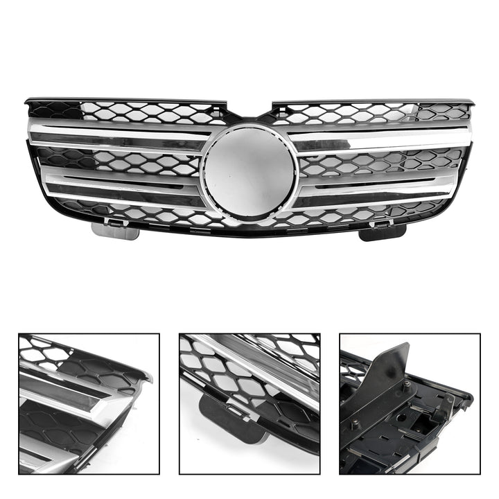 Radiator grille + star for Mercedes Benz GL-Class X164 2007-2009 Chrome front grille
