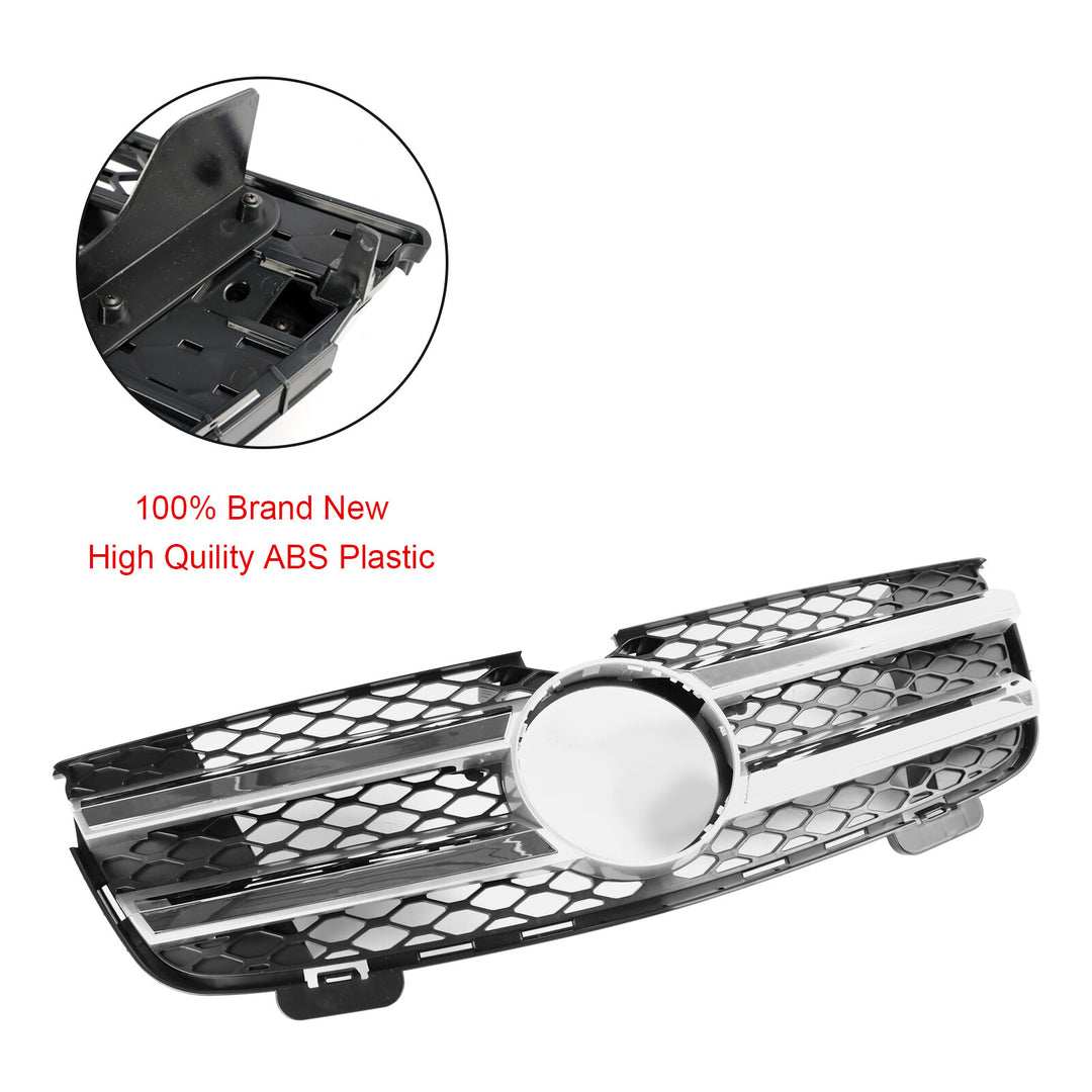Radiator grille + star for Mercedes Benz GL-Class X164 2007-2009 Chrome front grille
