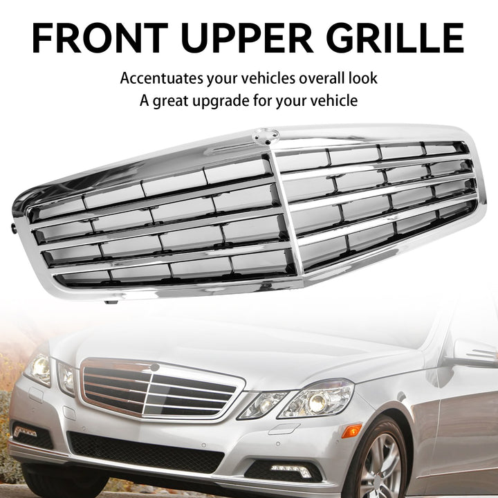 Radiator grille + emblem Front grille for Mercedes E-Class W212 2010-2013 Chrome
