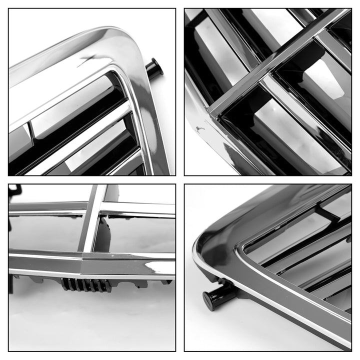 Radiator grille + emblem Front grille for Mercedes E-Class W212 2010-2013 Chrome