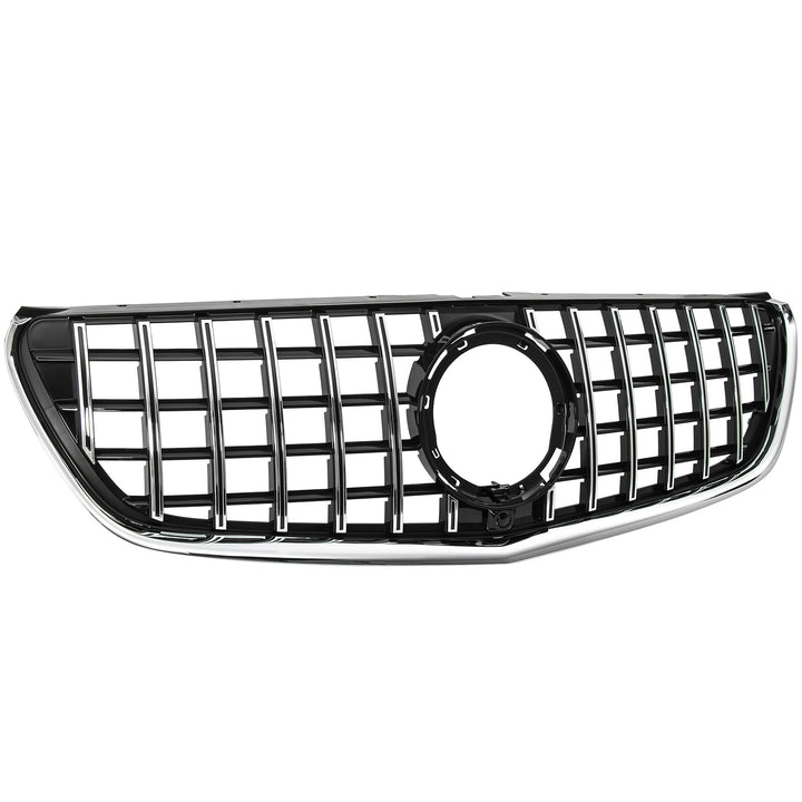 GT Panamericana Grill suitable for Mercedes V-Class W447 from 2019 onwards, silver and black