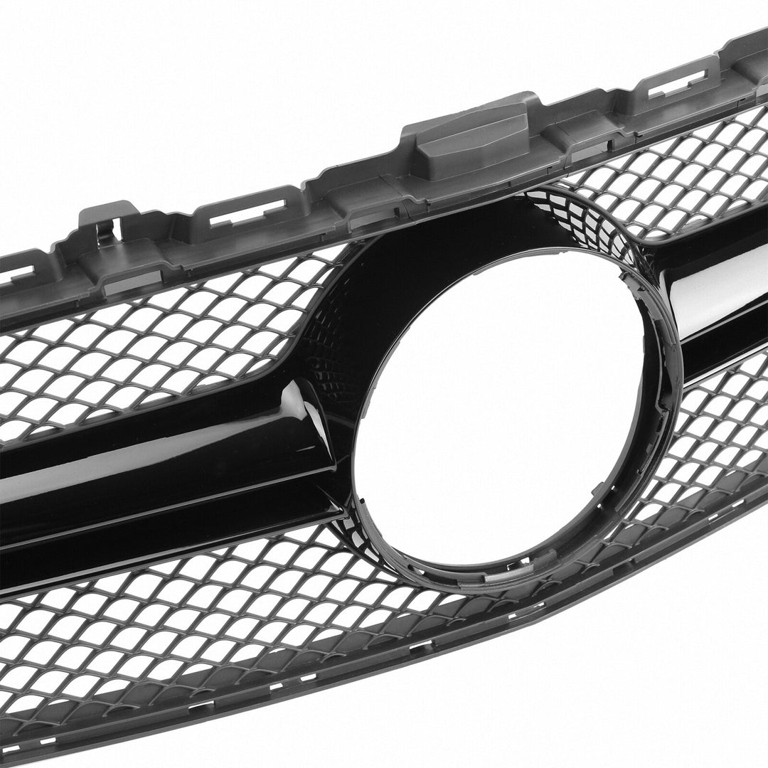 For Mercedes AMG DESIGN W205 S205 Radiator Grille GLANZ SCHWARZ Front Grille