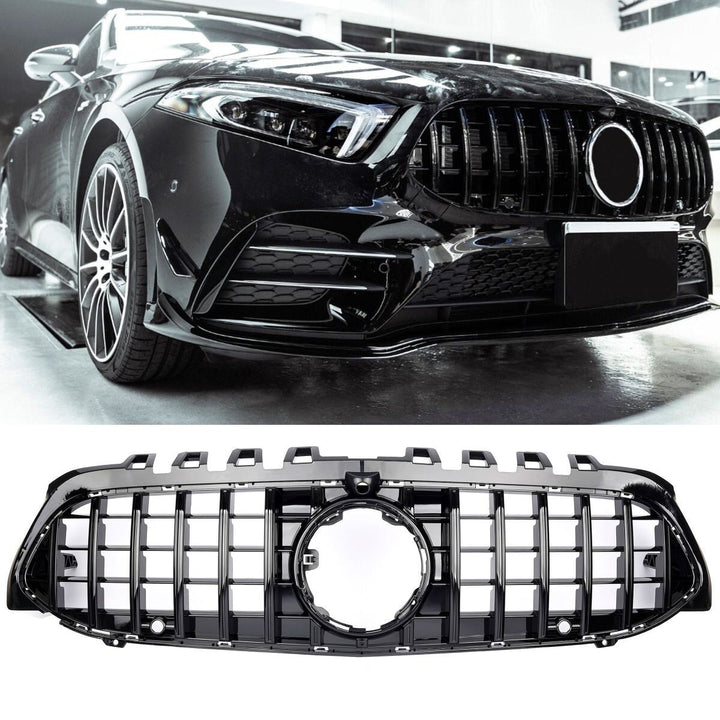 GRILL Radiator grille Mercedes W177 V177 A-Class PANAMERICANA AMG NEW BLACK