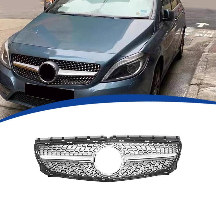 Diamond Coupe Radiator Grille Front Grille for Mercedes-Benz B-Class W246 2012-2014