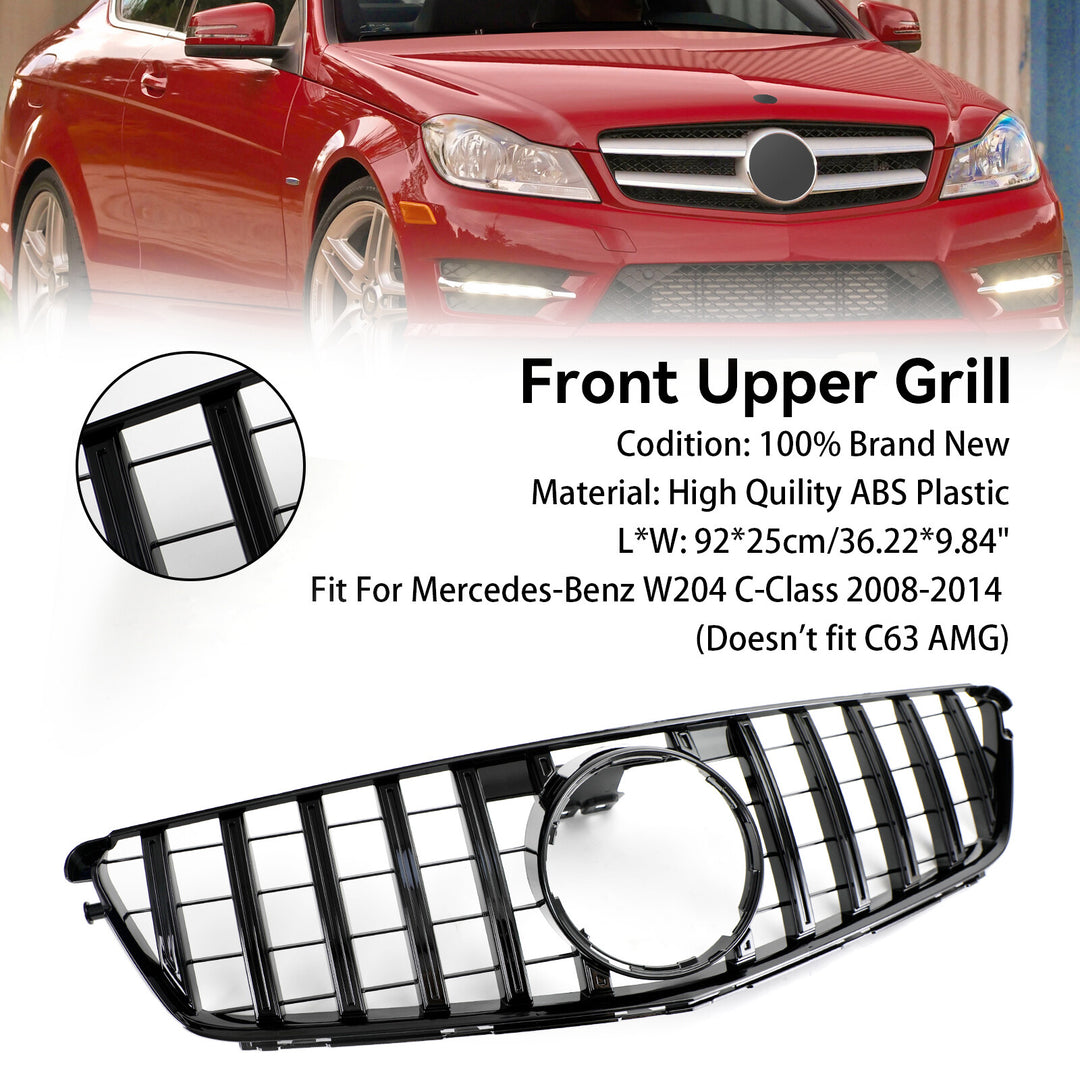 Radiator grille GTR for Mercedes-Benz W204 C-Class C300/350 08-14 not for C63