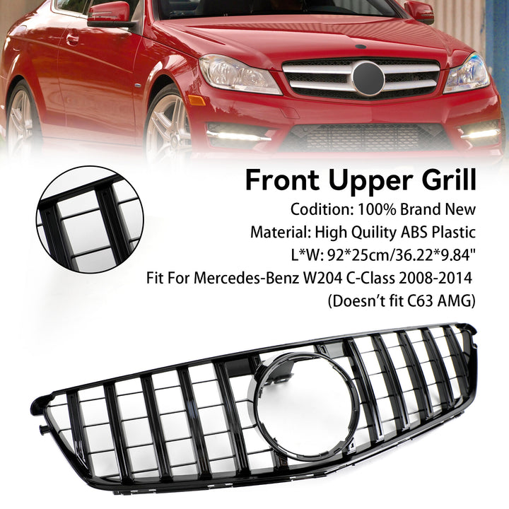 Radiator grille GTR for Mercedes-Benz W204 C-Class C300/350 08-14 not for C63