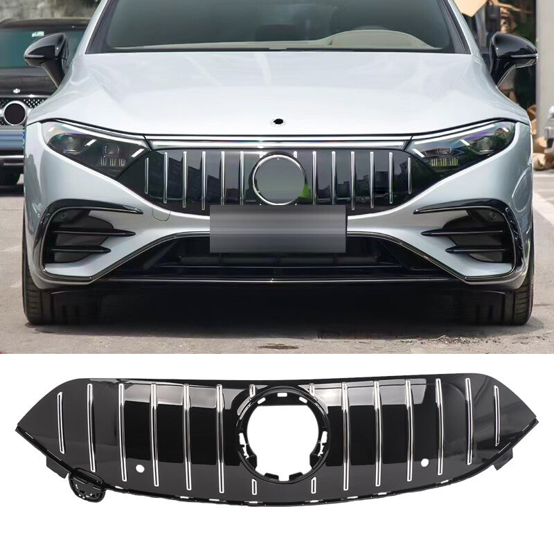 Grille radiator grille fits Mercedes EQS W297 V297 chrome gloss black