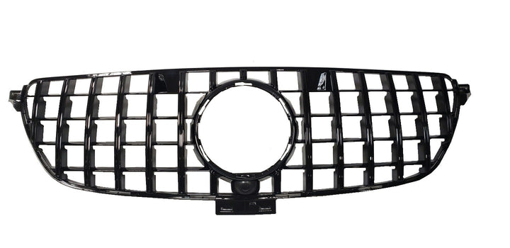COOLER GRILLE GRILLE FOR MERCEDES GLE COUPE C292 W292 BLACK PANAMERICANA AMG