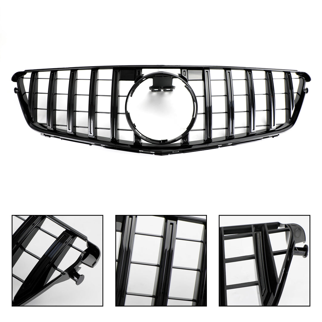 Radiator grille GTR for Mercedes-Benz W204 C-Class C300/350 08-14 not for C63