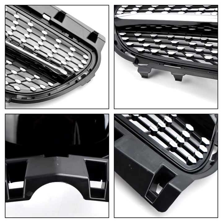 Radiator grille without star for Mercedes B-Class W246 facelift 2015-2018, black
