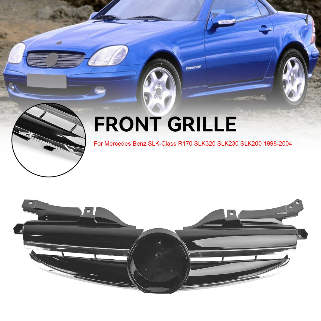 Radiator grille + star for Mercedes Benz SLK-Class R170 SLK320 230 200 Front grille