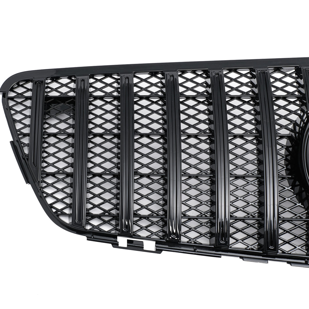 For Mercedes GT LOOK grille, R-Class W251 V251 10-13, GLOSS BLACK PANAMERICANA